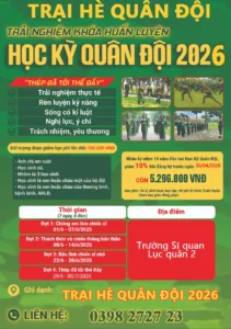 Khám Phá Học Kỳ Hè Quân Đội 2026: Trải Nghiệm Đa Giác Quan, Phát Triển Toàn Diện